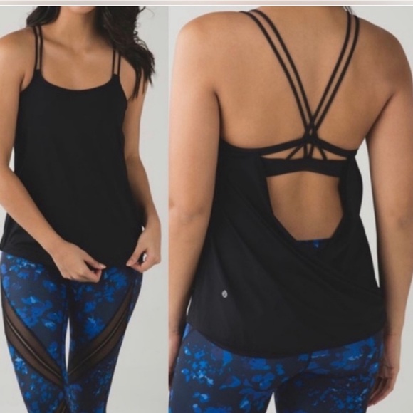lululemon athletica Tops - Lululemon Make A Move Tank in black size 4